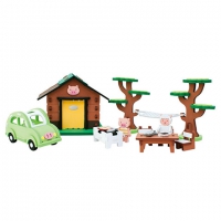 Wooden House Play Set
